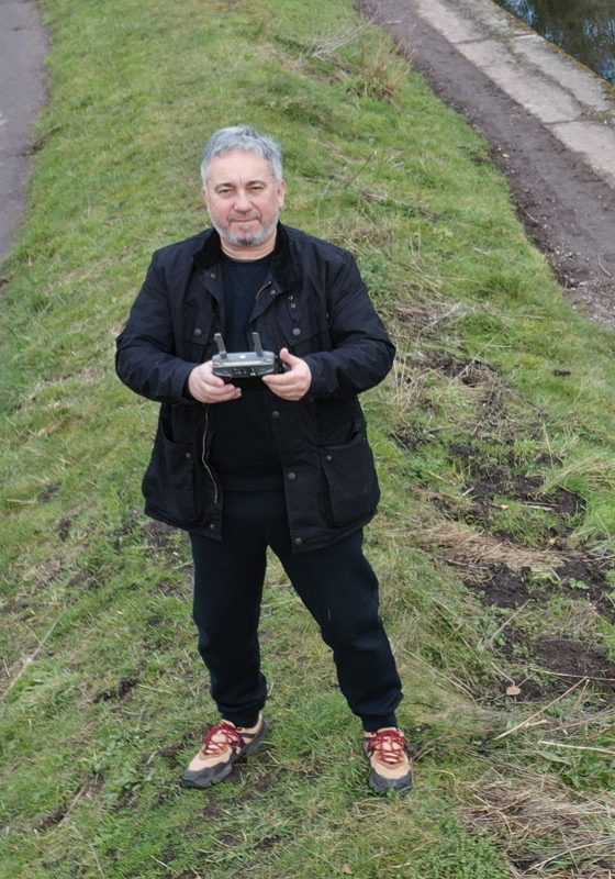 Jordi Ripolles drone aerial filming pilot CAA-qualified and insured